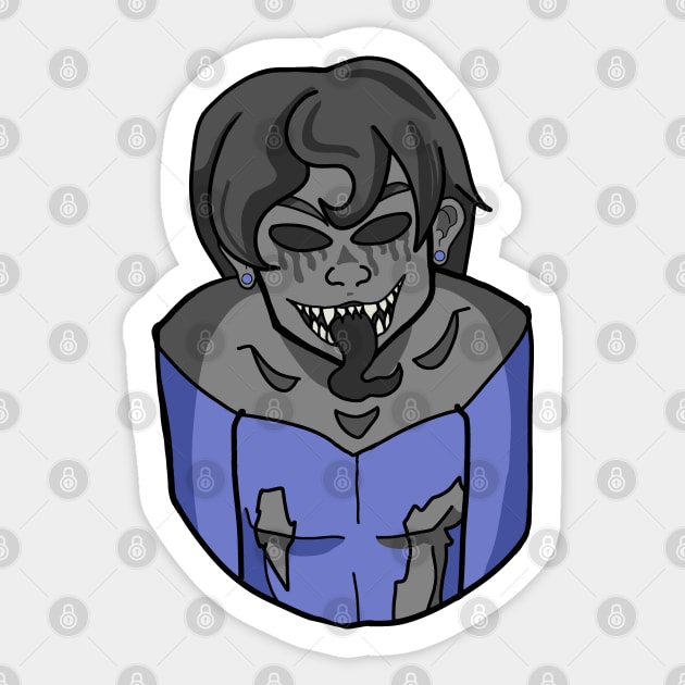 Eyeless Jack Sticker by Media By Moonlight